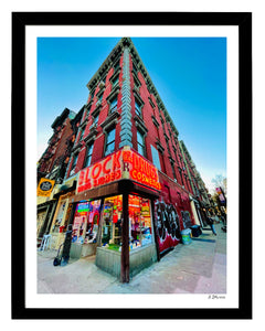 12” x 16” New York City art print. Original fine art photography. Block Drug Store in East Village, Manhattan